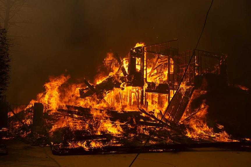 CALIFORNIA WILDFIRES RUIN OVER 130 HOMES AS GOVERNOR ISSUES STATE OF EMERGENCY